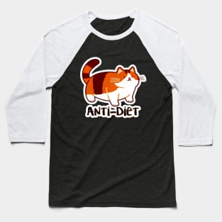 Tubbs McFlufferton - Anti-Diet Baseball T-Shirt